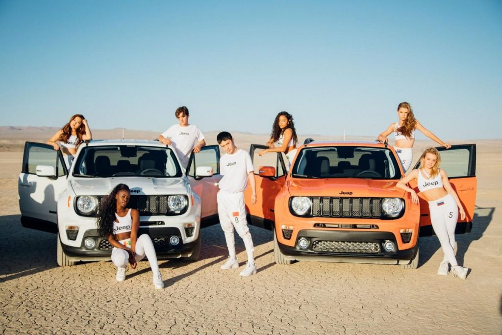 Now United Jeep Renegade: protagonisti del video musicale Come Together