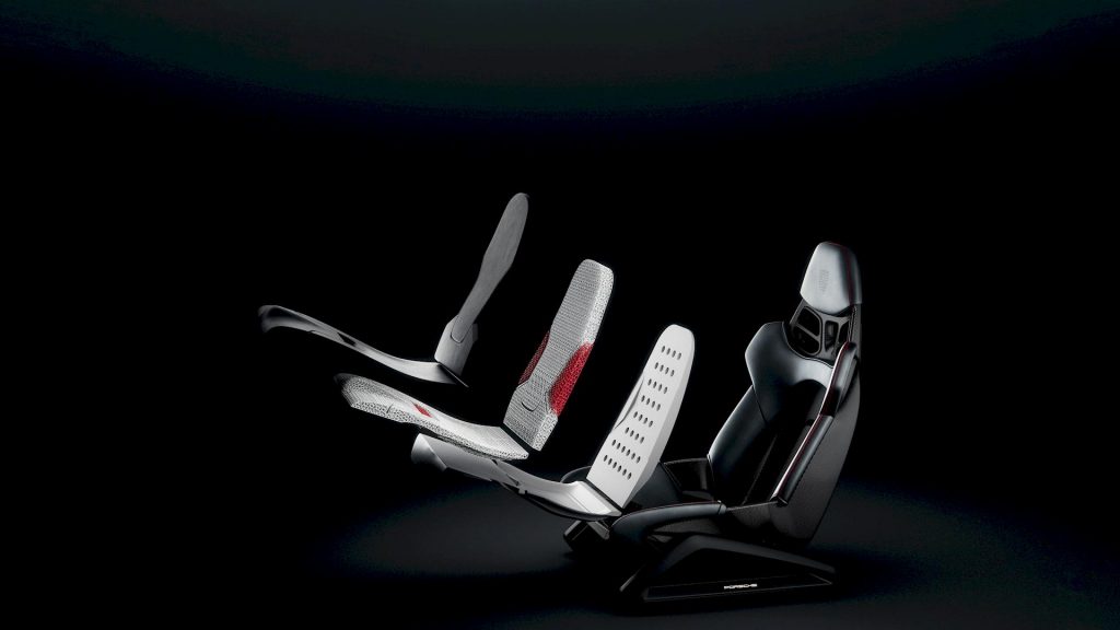 Porsche realizzerà i nuovi sedili con le stampanti 3D