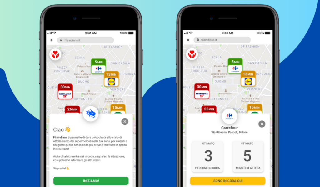 Filaindiana.it: quanta coda c’è al supermercato, arriva l’app Android