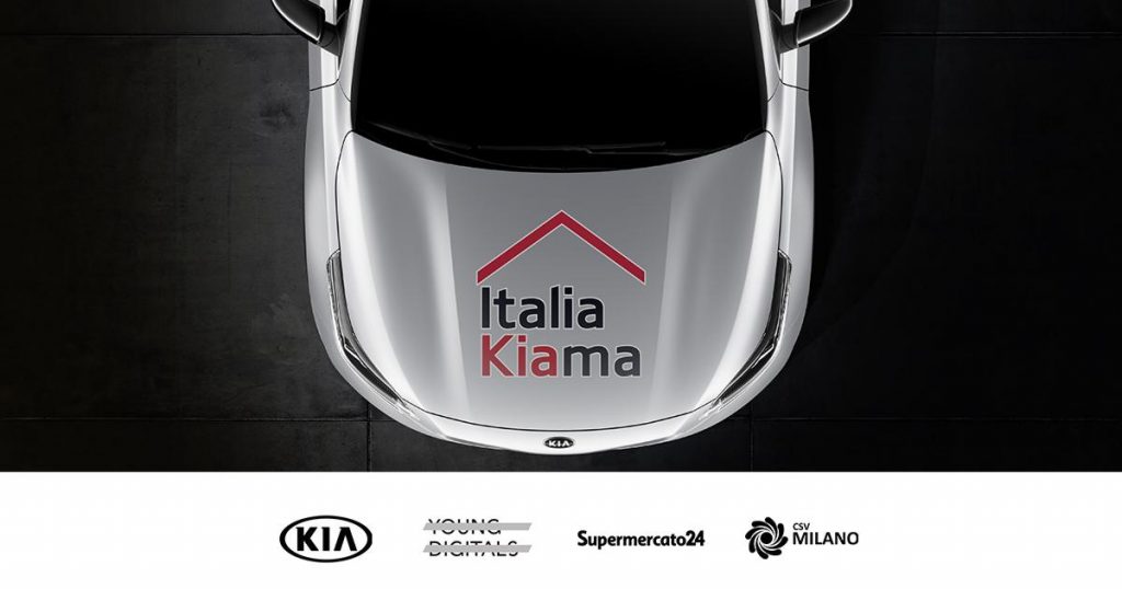 Kia operazione Italiakiama: una flotta di auto per la spesa a domicilio ai più bisognosi