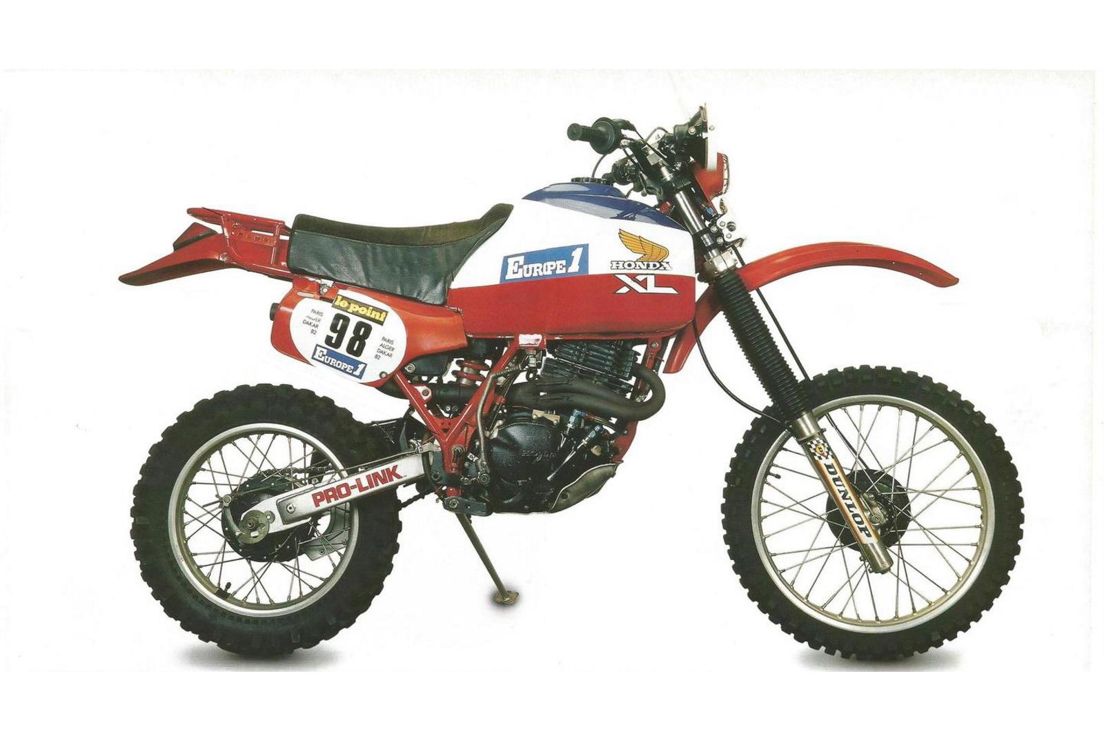 Honda XL 500R Paris Dakar 1982 Patrick Drobecq