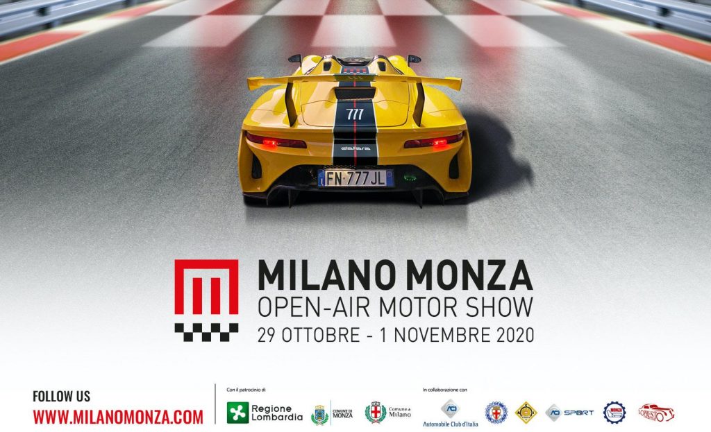 Milano Monza Open-Air Motor Show dal 29 ottobre al 1° novembre 2020