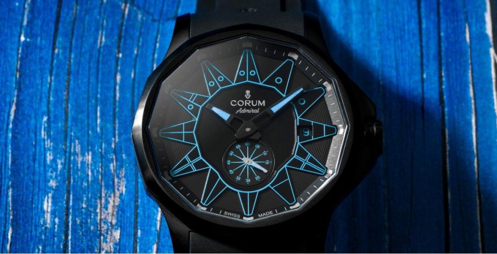 Corum Admiral 42 Automatic Full Black: l’audace orologio si tinge di note colorate