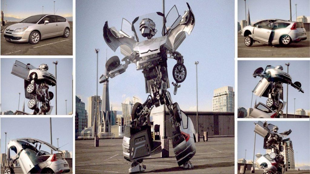 Retro Spot TV: Citroen C4 come i transformer!