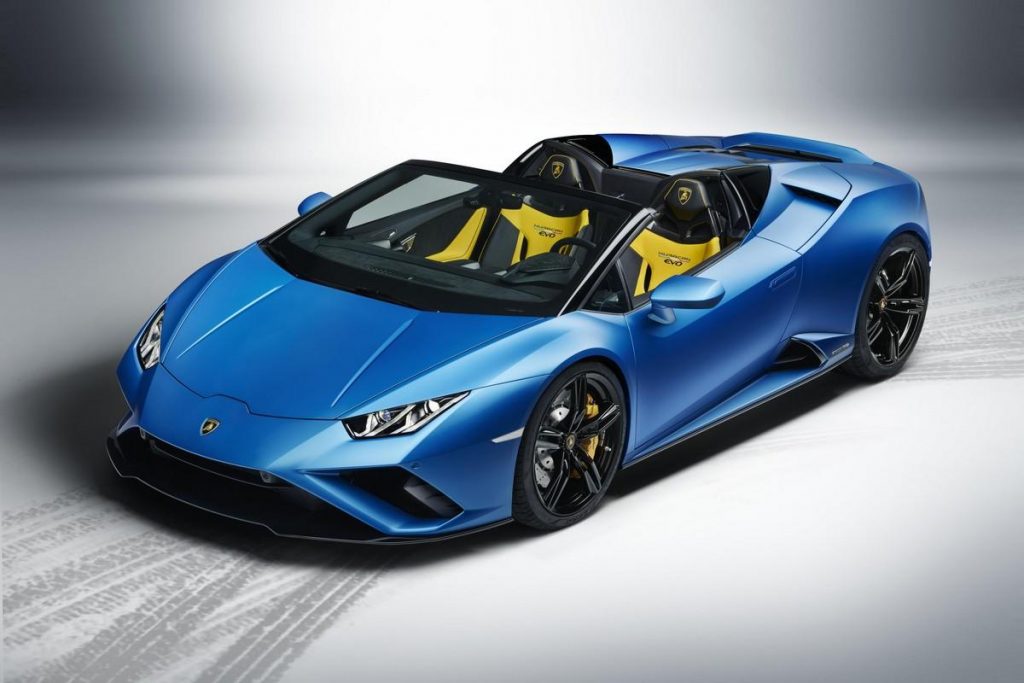 Nuova Lamborghini Huracan EVO RWD Spyder: prezzo, motore e design