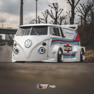 Volkswagen Bulli Martini Rendering