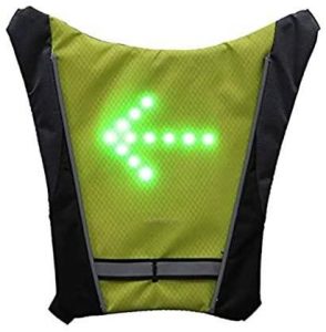 Gilet Riflettente con Indicatore di Direzione a LED