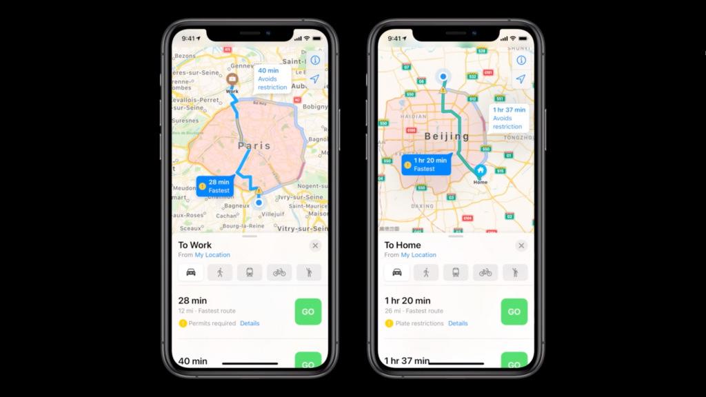 Apple Maps calcolerà i percorsi con le stazioni di ricarica per auto elettriche