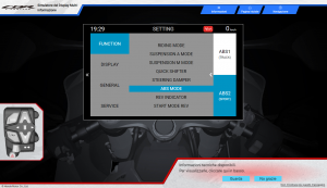 Honda simulatore dashboard CBR-RR-R