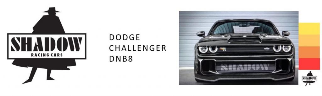 Shadow Racing Cars: il ritorno con la Dodge Challenger Shadow DNB8