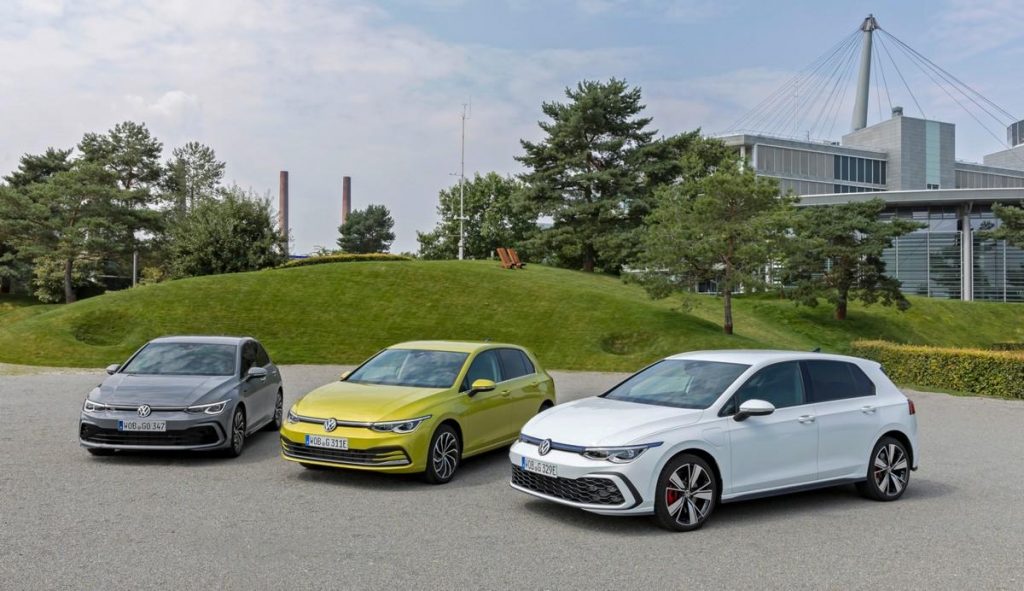 Nuova Volkswagen Golf ibrida: Golf eTSI, Golf eHybrid e Golf GTE