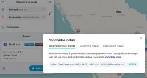 waze condividi