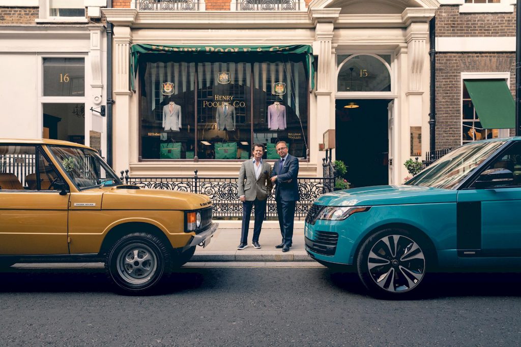 Range Rover Fifty: l’esclusiva giacca firmata Henry Poole