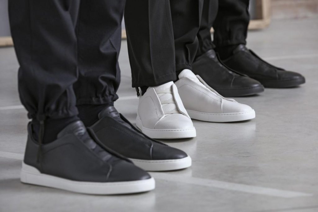 Zegna sneaker Triple Stitch: essenziale per l’autunno inverno 2020