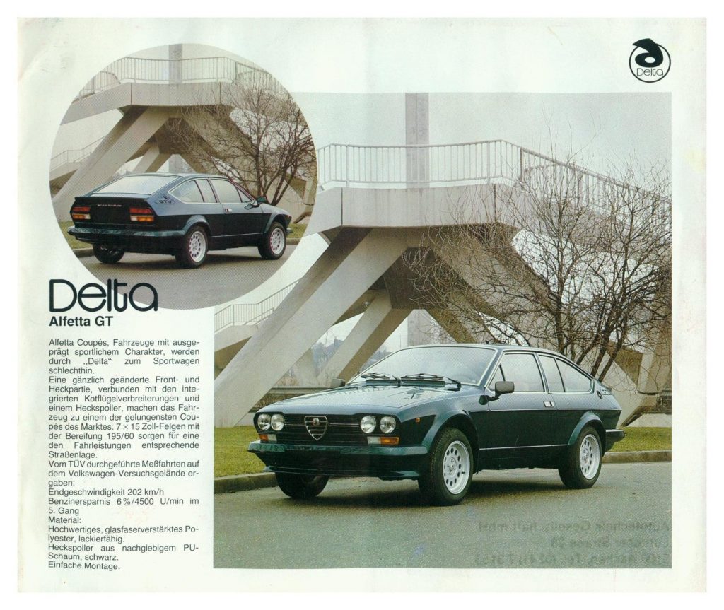 Alfa Romeo Alfetta GTV Delta: tutto sulla strana storia dell’Alfa che arrivava dalla Germania!