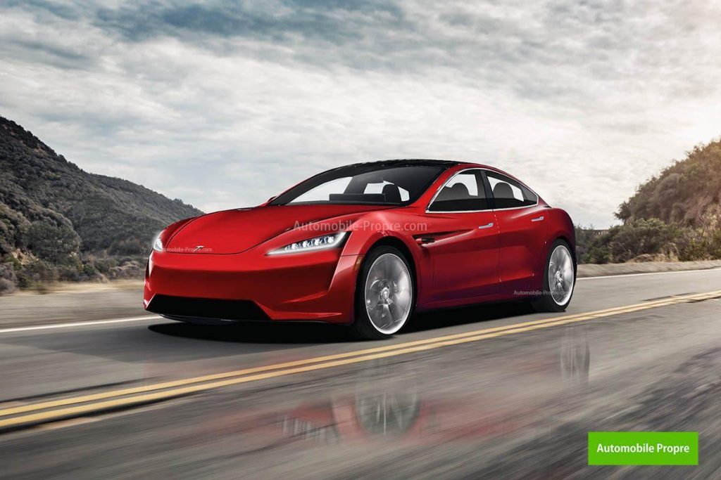 Tesla Model S Rendering: il restyling avrà elementi della nuova Roadster?