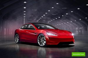Tesla Model S Rendering