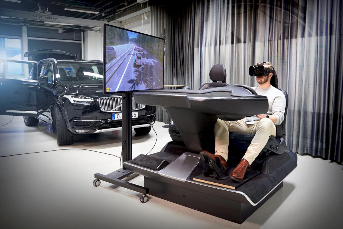 Simulatore di guida Volvo