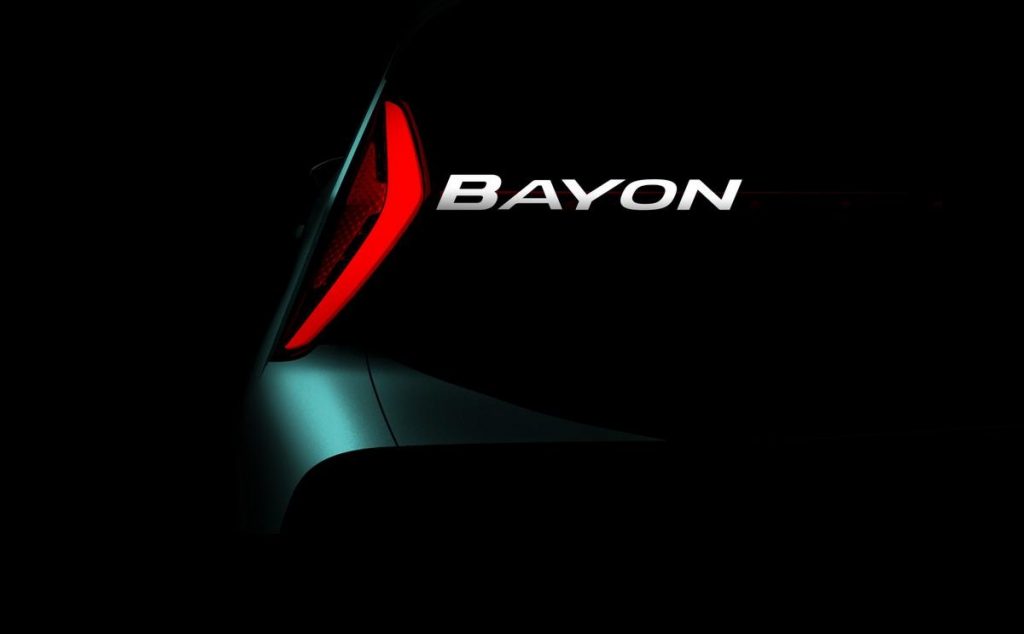 Hyundai Bayon: svelato il nome del nuovo suv che arriverà nel 2021