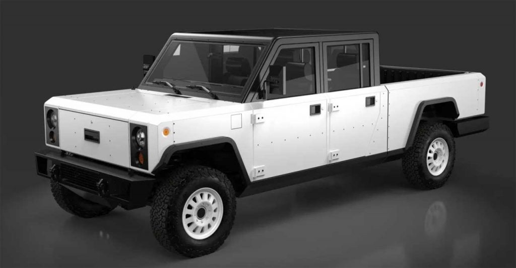 I Rendering Bollinger con SUV e Pick-Up elettrici con aspetto vintage