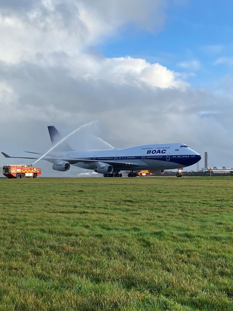 L’ultimo volo del Boeing 747 della British Airways
