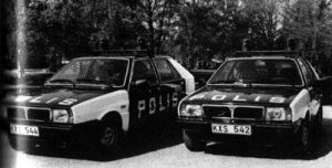 saab lancia 600 police