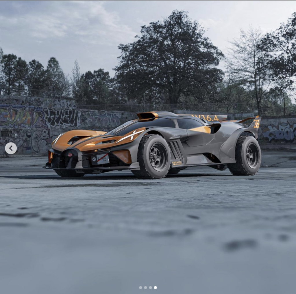 Bugatti Bolide Fuoristrada: il Rendering della supercar off-road