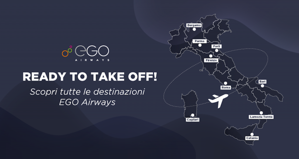 Ego Airways annuncia i primi voli nazionali italiani, a prezzi accessibili