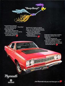 Plymouth Road Runner ads