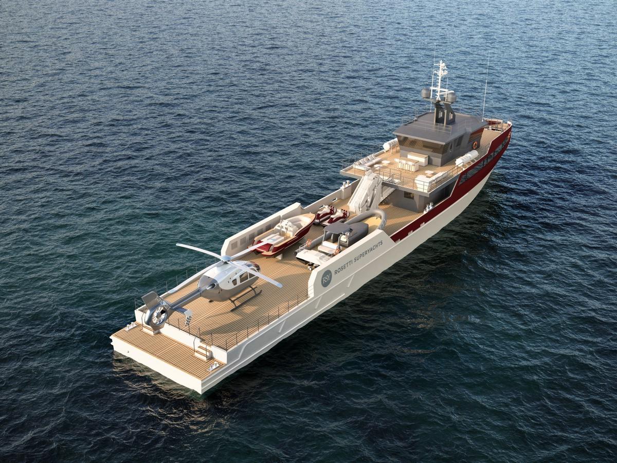 Rosetti Superyachts Support Vessel