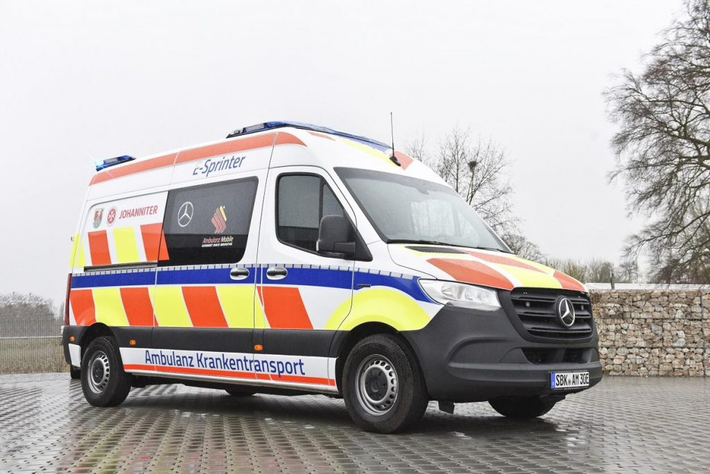 Mercedes Sprinter elettrica ambulanza