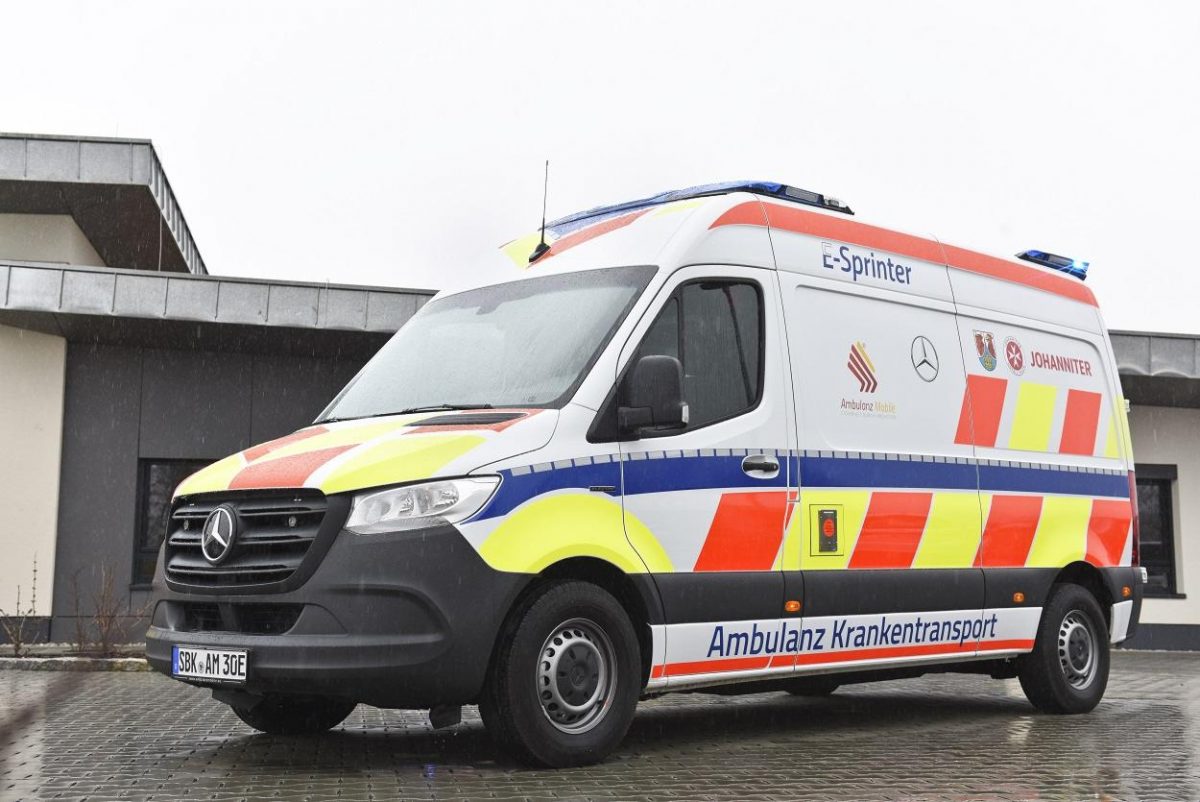 Mercedes Sprinter elettrica ambulanza