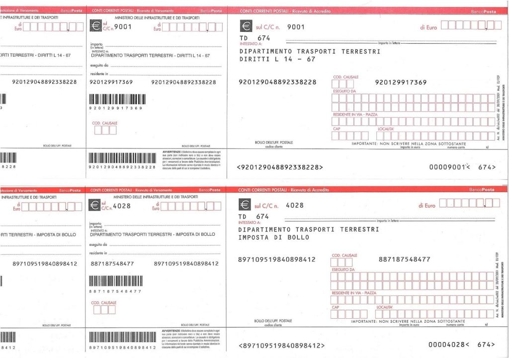 Azienda sbaglia a compilare il bollettino postale della multa e paga 45.000 €