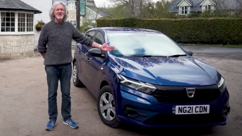 Per James May una Dacia Sandero è meglio della sua bici da 10.000 euro