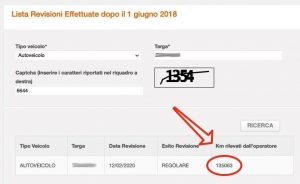chilometri revisione