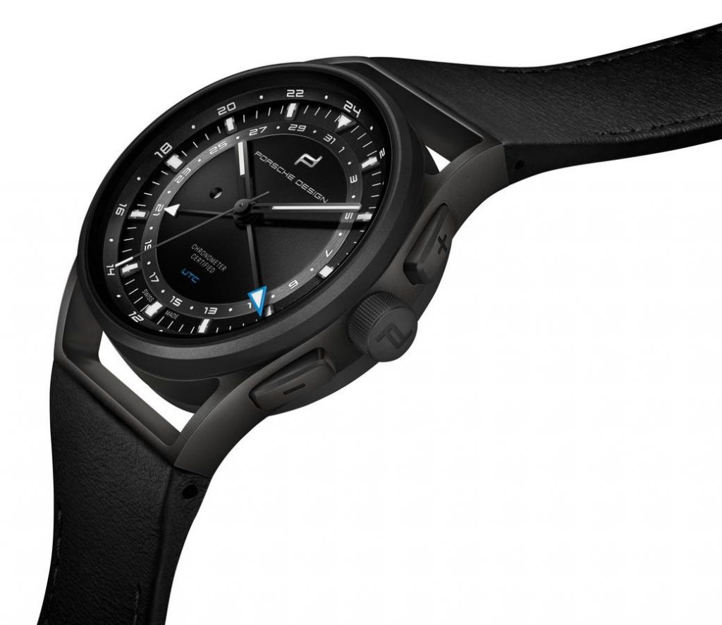 Porsche Design 1919 Globetimer UTC All Black: aggiornato giorno e notte, in tutto il mondo