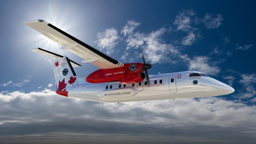 Pratt & Whitney con De Havilland per l’aereo ibrido elettrico pronto nel 2024