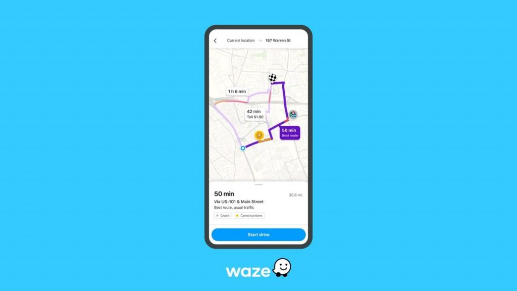 Waze pre-drive