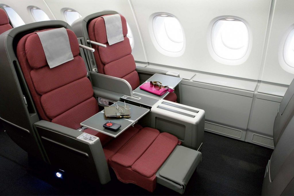 Qantas vende due sedili business class dell’Airbus A380