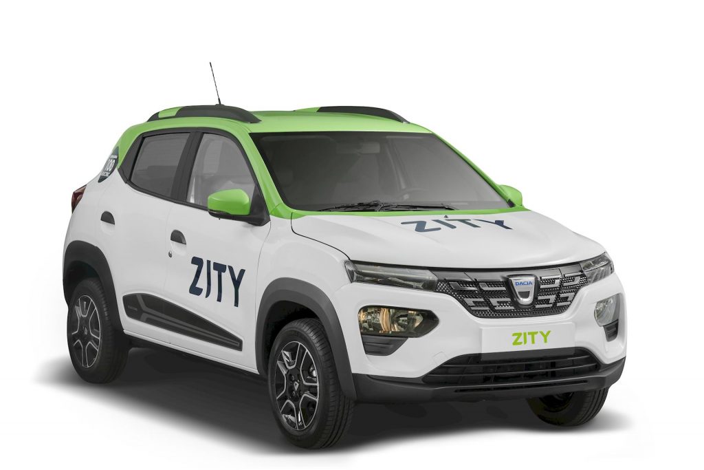 Dacia Spring elettrica nel car sharing Zity by Mobilize