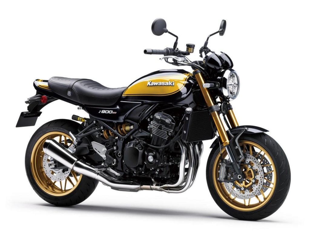 Kawasaki Z900RS SE 2022 in versione Yellow Ball