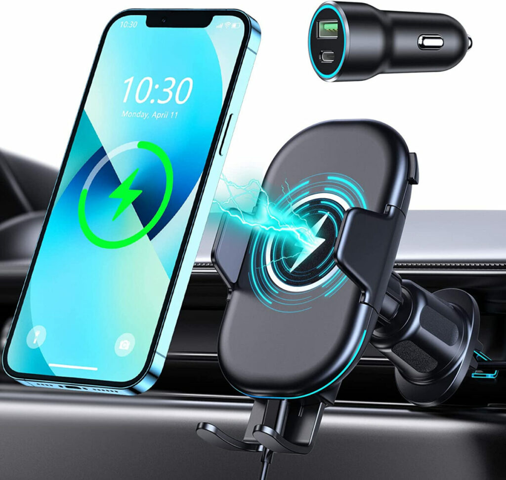 Sconto Black Friday: supporto smartphone auto con ricarica wireless