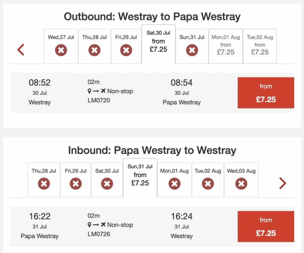 Il volo più corto del mondo ci mette 53 secondi e costa 7,25 sterline Il volo più corto del mondo ci mette 53 secondi e costa 7,25 sterline