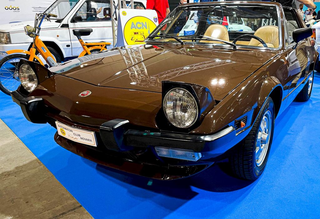 Fiat X1/9 a Milano AutoClassica 2021: l’unica a motore centrale