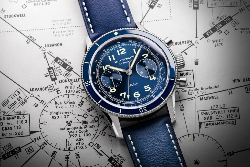 Blancpain cronografo Flyback Air Command: l’orologio da pilota vintage