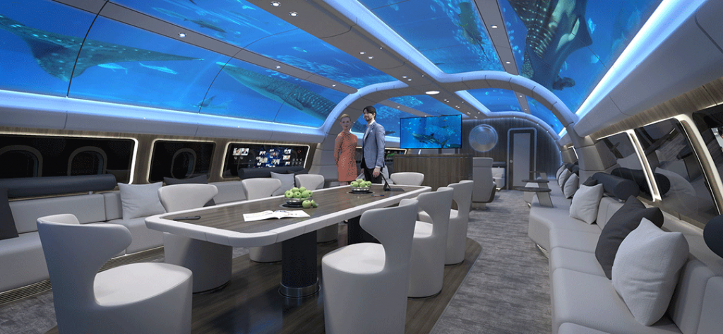 Lufthansa Technik lancia l’aereo concept per VIP più folle di sempre, con solarium incluso!