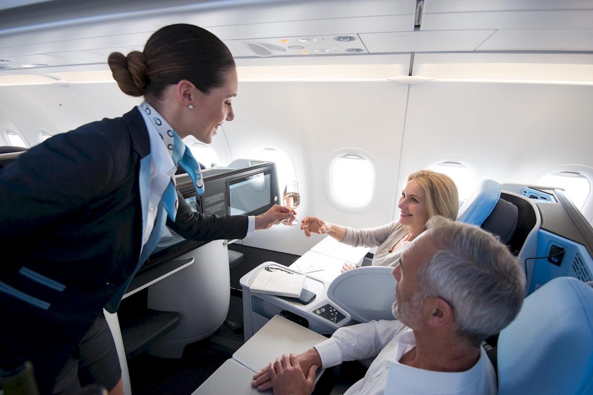 I particolari della business class di La Compagnie