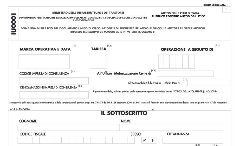 Documento Unico di Circolazione cos’è e come ottenerlo