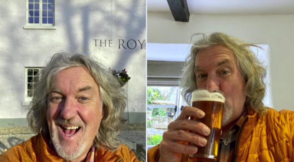 James May ha riaperto il suo pub The Roy nel Whistshire.