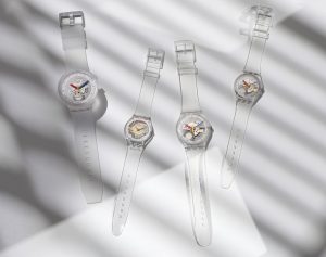 Swatch orologi collezione Clear